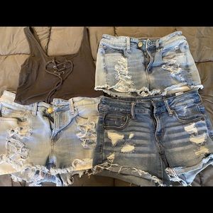Bundle of American eagle shorts